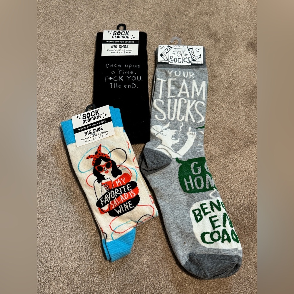 NWT funny socks